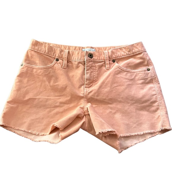 Carve Designs Oahu 4” Corduroy Shorts | Coral | Size 2 - Picture 2 of 5